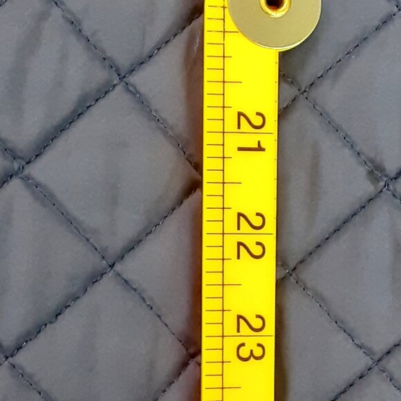 Faded Glory Woman's Jacket Size LARGE, Zip Closure, Dark Blue, Dark Spot on back - Picture 6 of 9